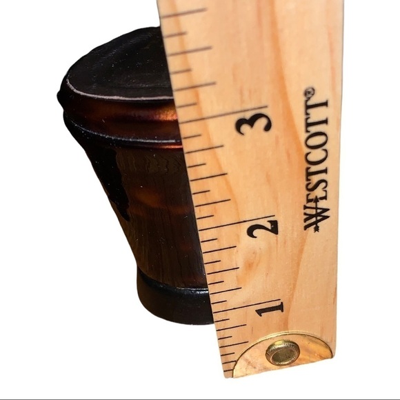 STUART Weitzman size 7.5 m tortoise patent leather wedge slip on shoes b… - Picture 6 of 10